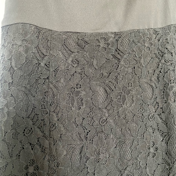 Black Mini Lace Dress With Open Back - Picture 2 of 3